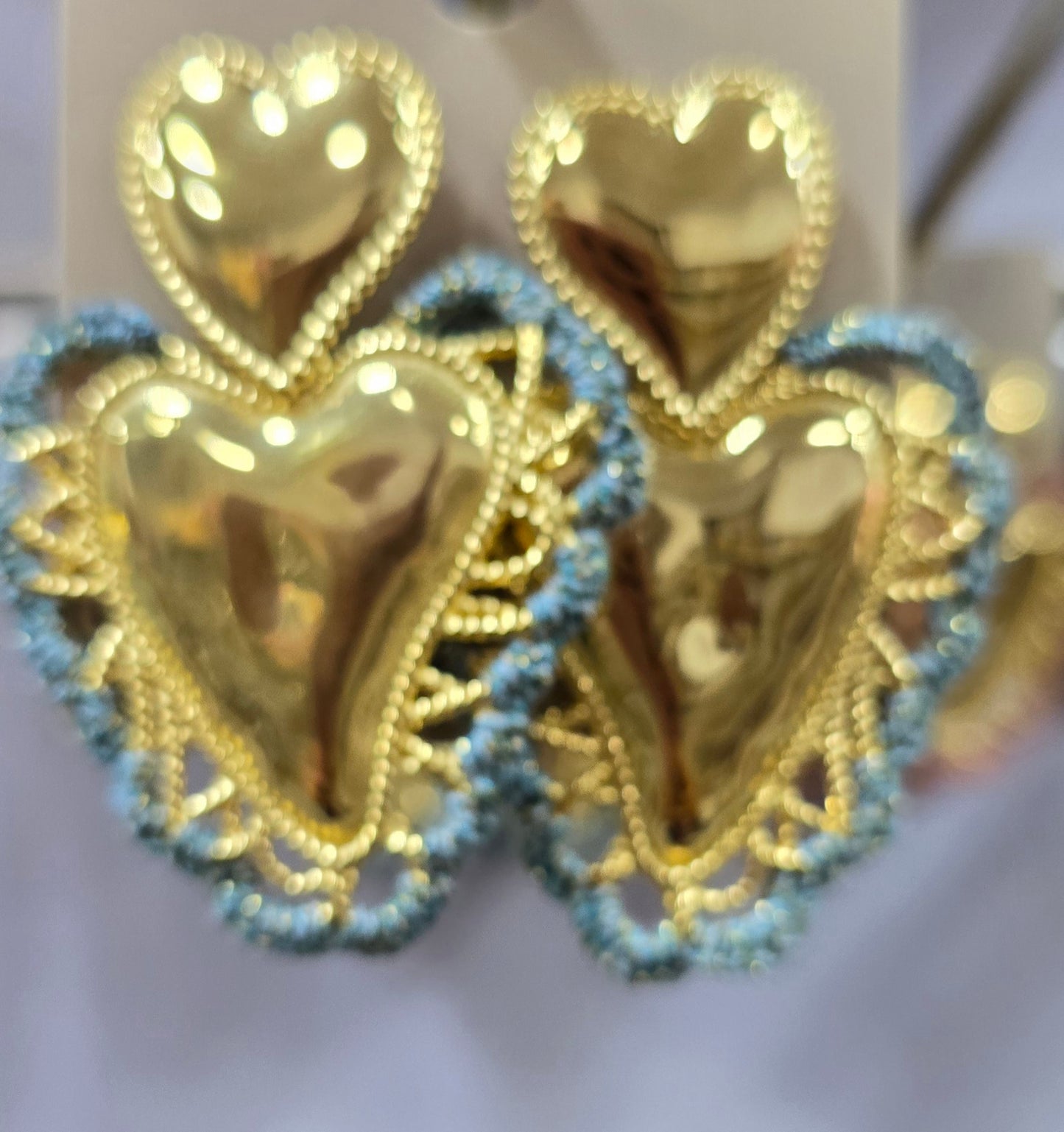 BOUCLES D'OREILLES HABAHA PARIS ACIER