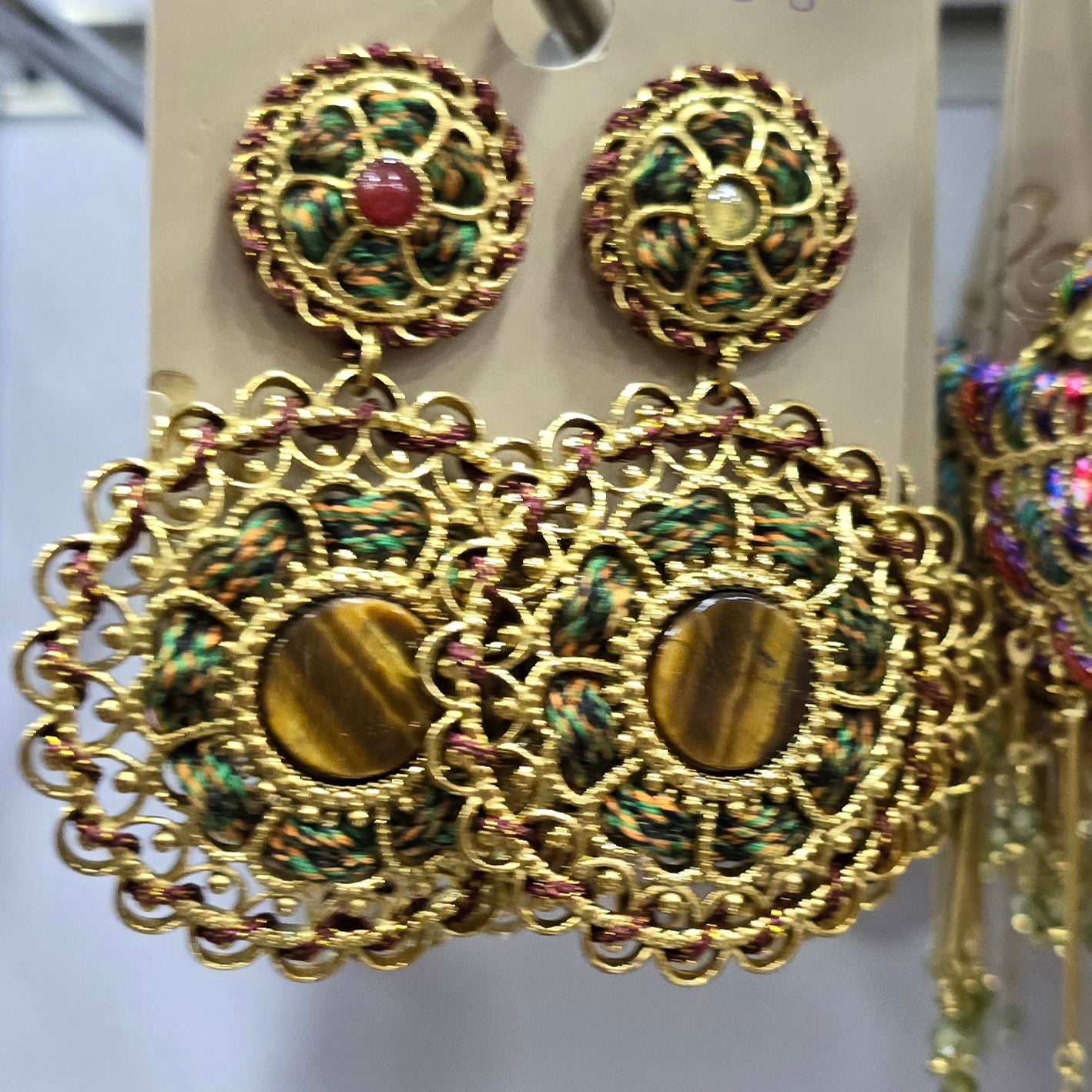 BOUCLES D'OREILLES HABAHA PARIS ACIER