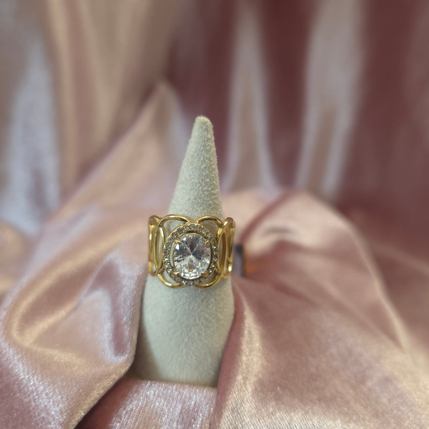 Bague strass