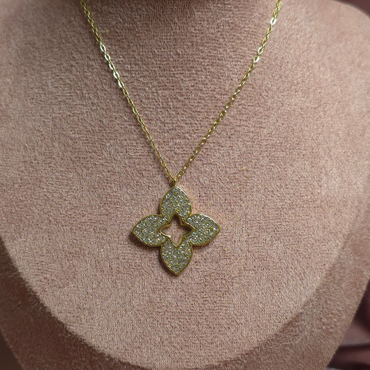 COLLIER ETOILE STRASS
