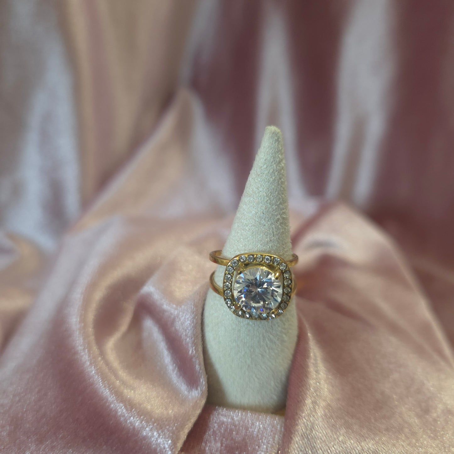 Bague strass