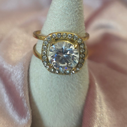 Bague strass