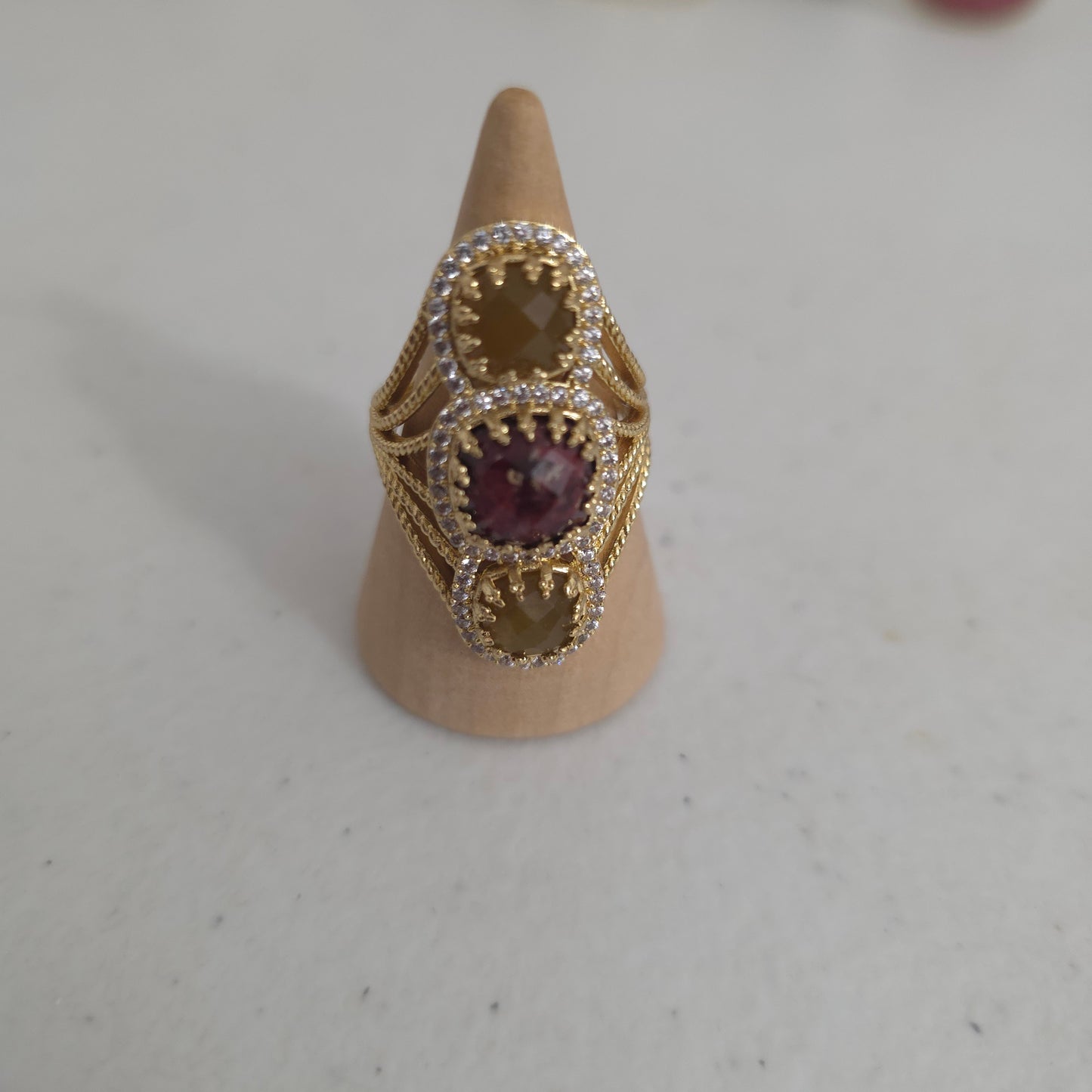 Bague Habaha Paris marquise rose
