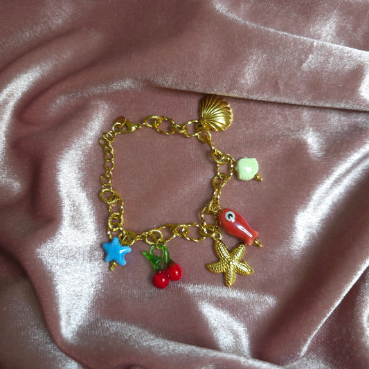 BRACELET POISSON ROUGE