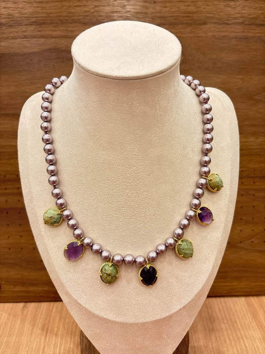 Collier HABAHA en Pierres Naturelles