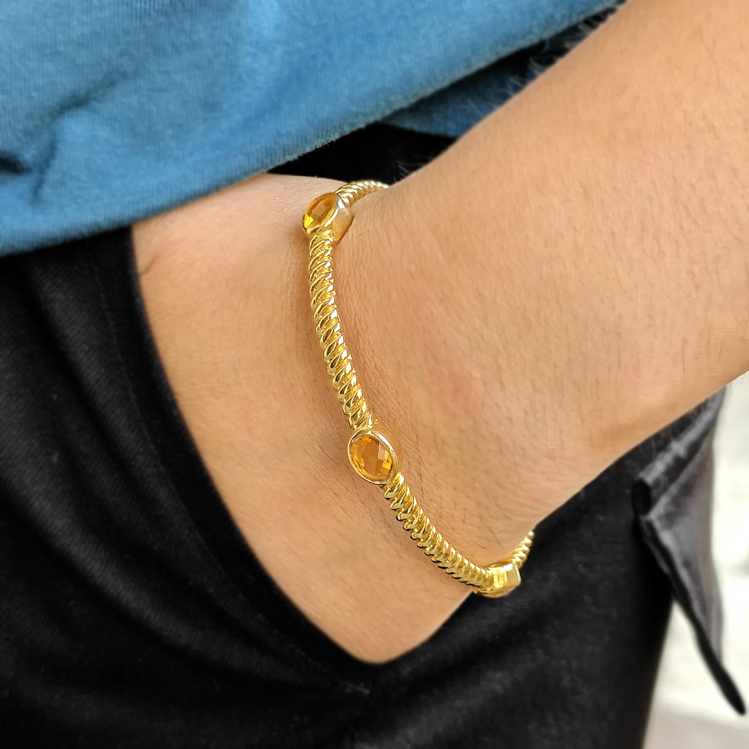 Bracelet maho citrine