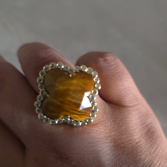 Bague treflia oeil de tigre