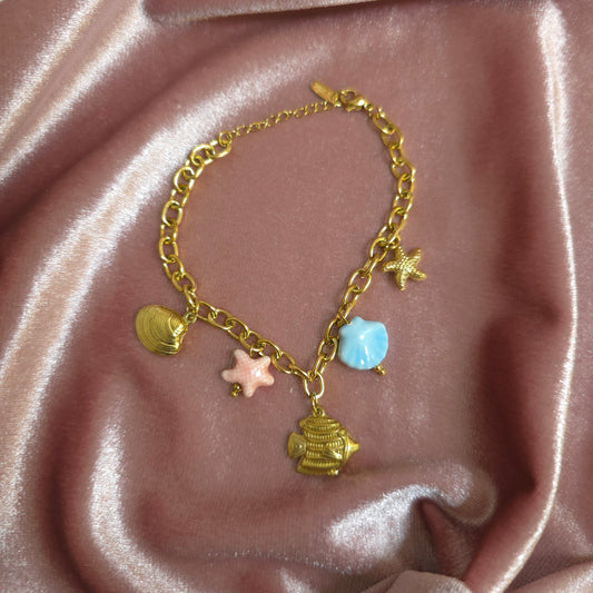 BRACELET Coquillage Pastel