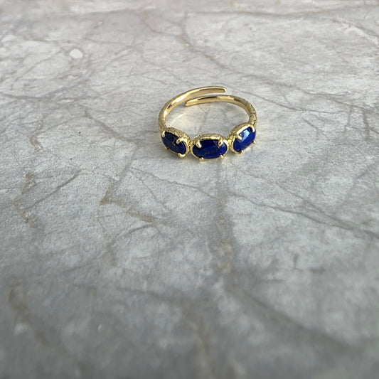 Bague Habaha Paris mini lapis lazuli