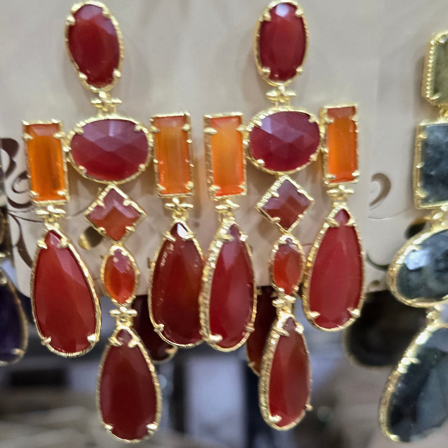 Boucle d'oreilles HABAHA Pierres Naturelles part 1