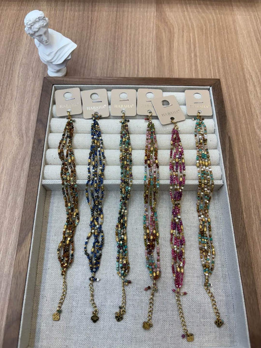 Bracelet HABAHA pierres naturelles