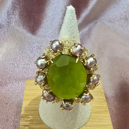 Bague versaille 2 verte