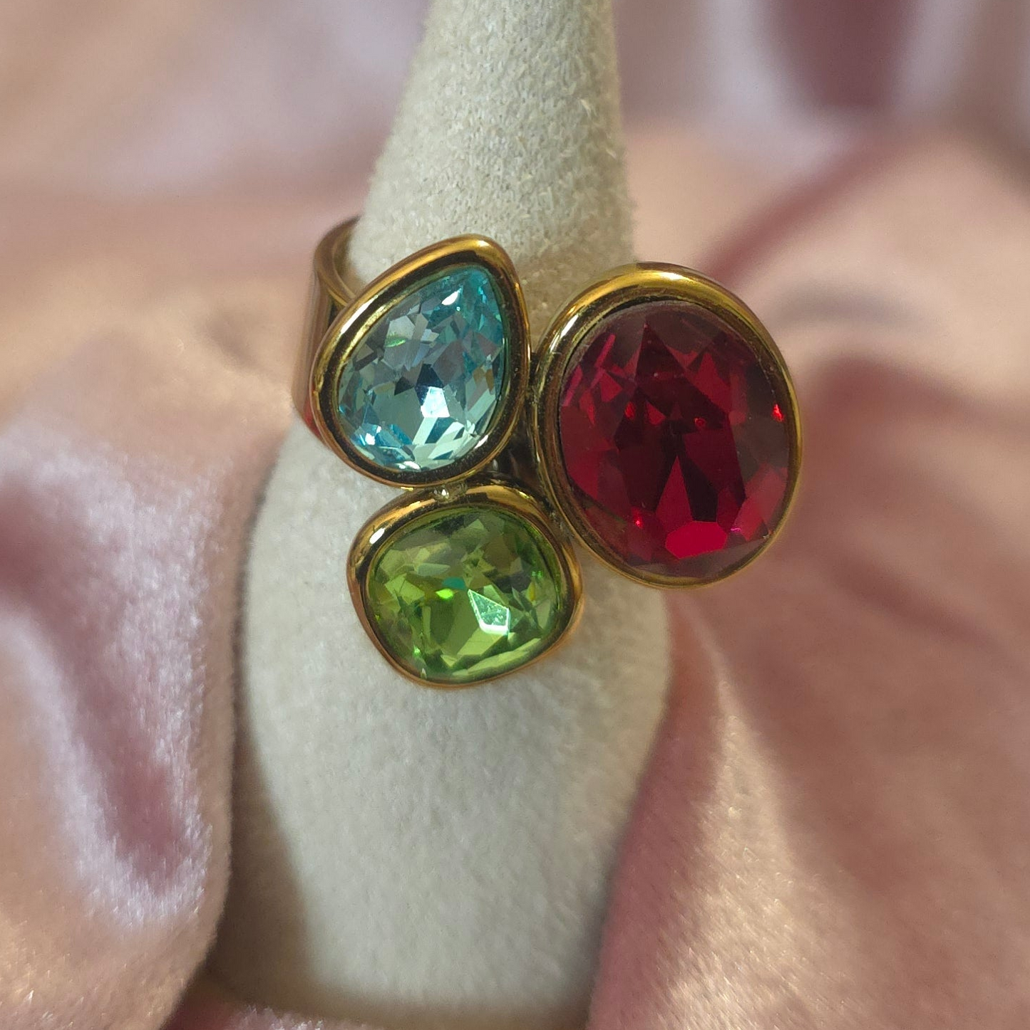 Bague 3 cristal multi 3