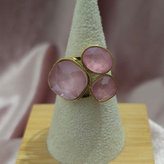 BAGUE CRISTAL ROSE