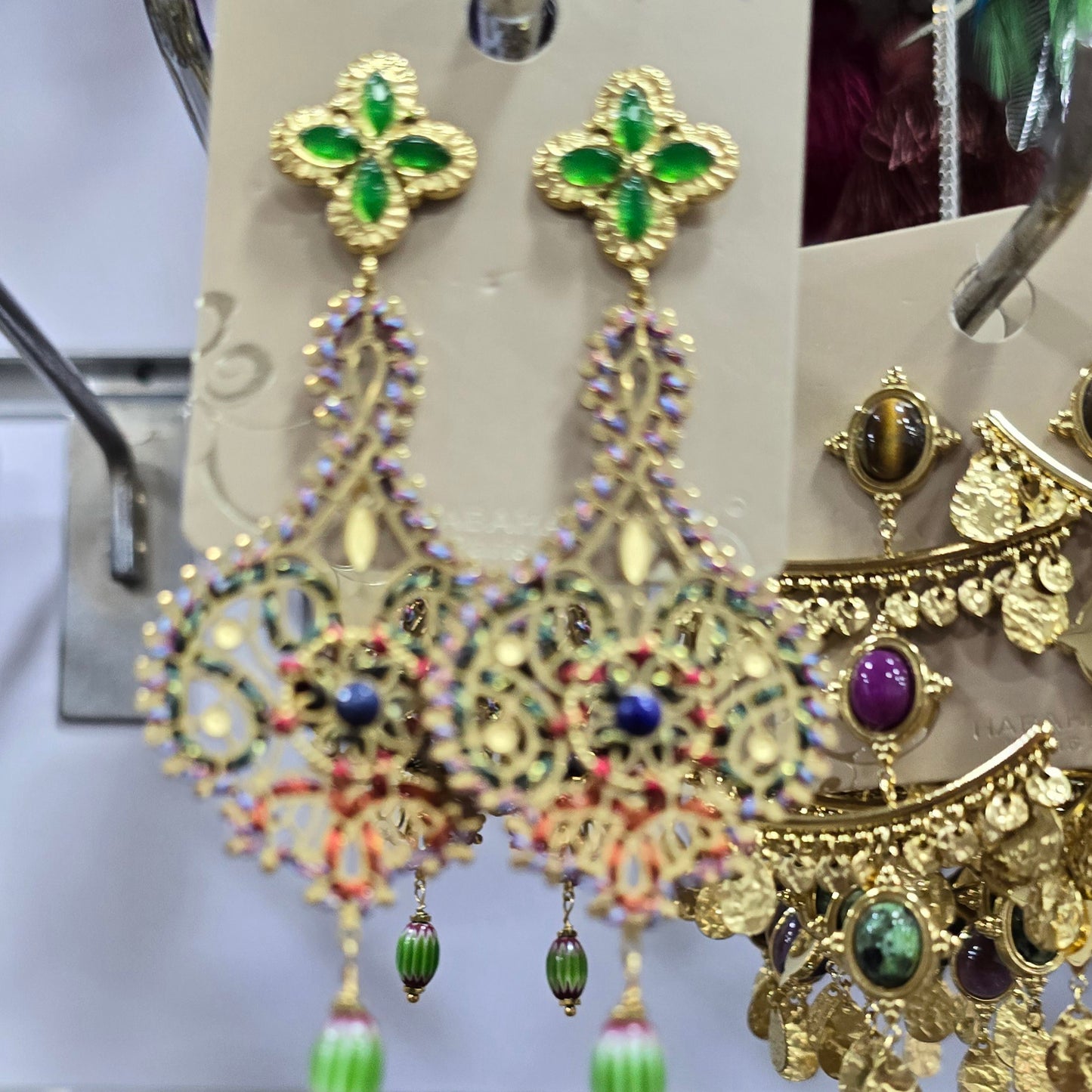 BOUCLES D'OREILLES HABAHA PARIS ACIER