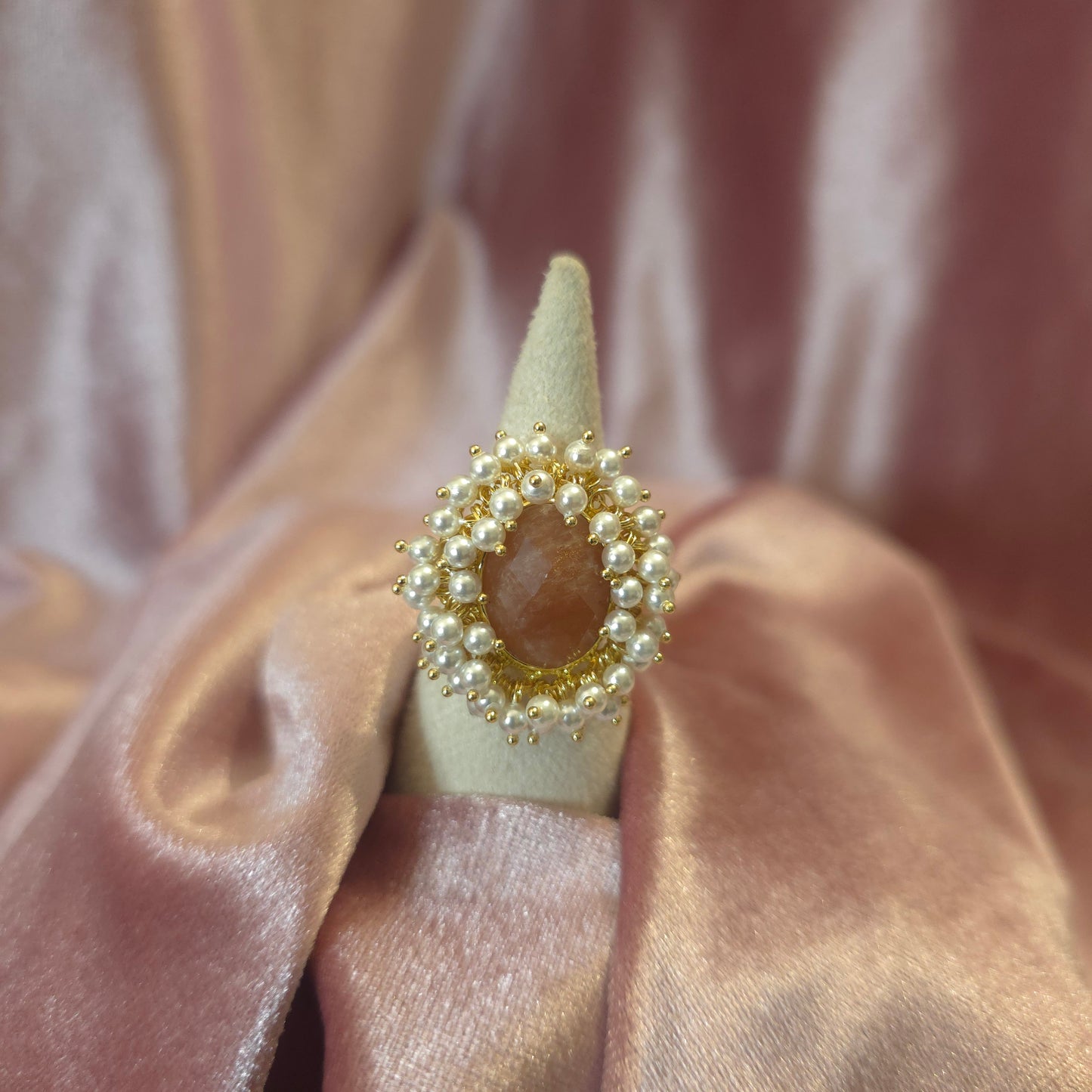 Bague nima 2 pierre de soleil
