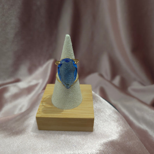 Bague retro goutte