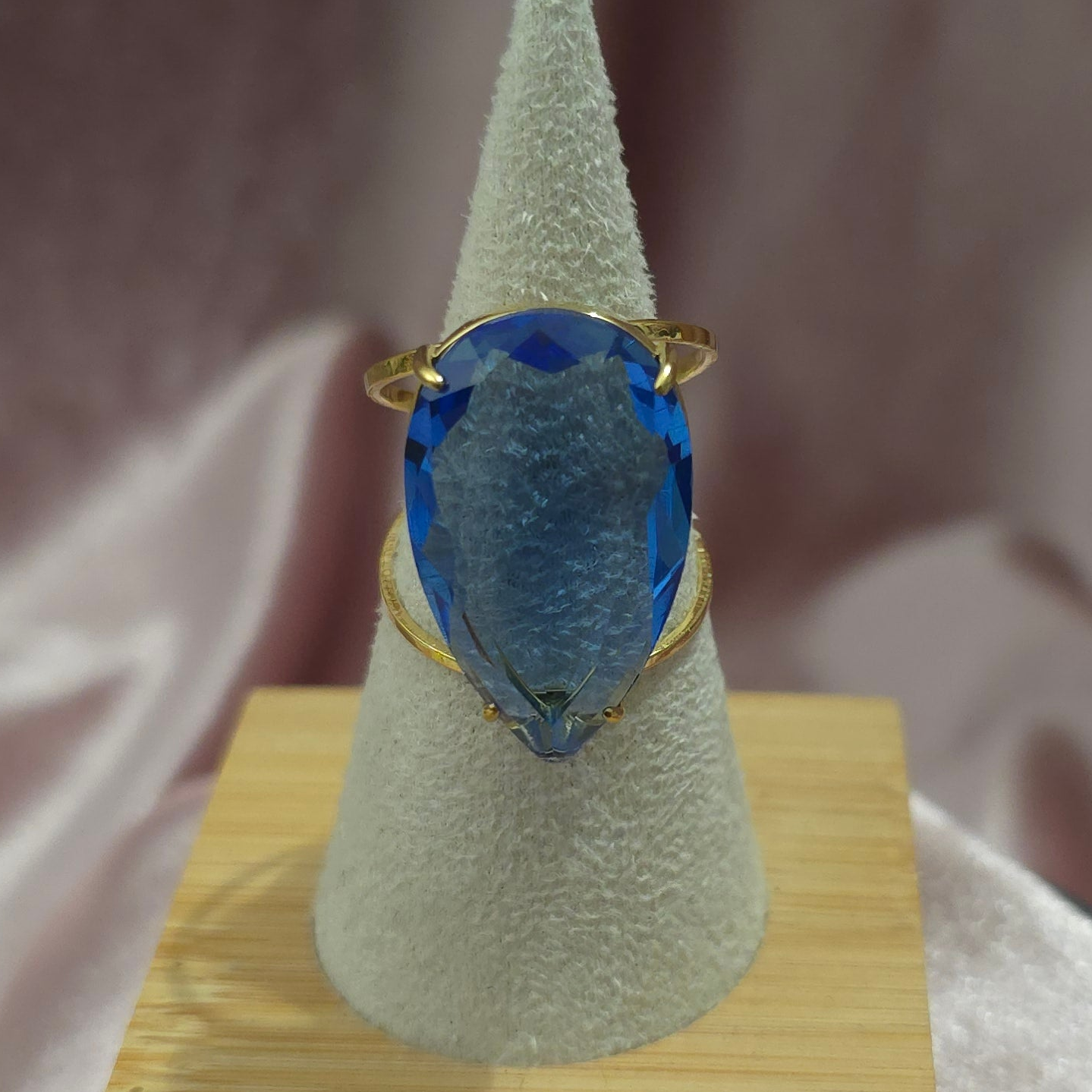 Bague retro goutte
