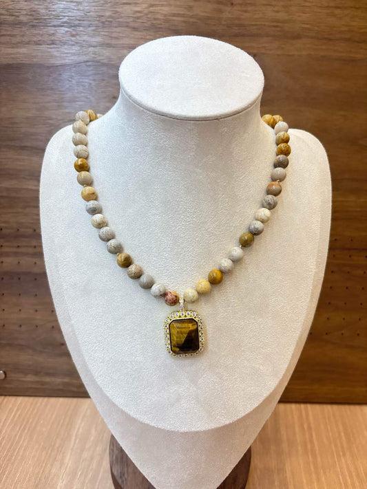 Collier HABAHA en Pierres Naturelles