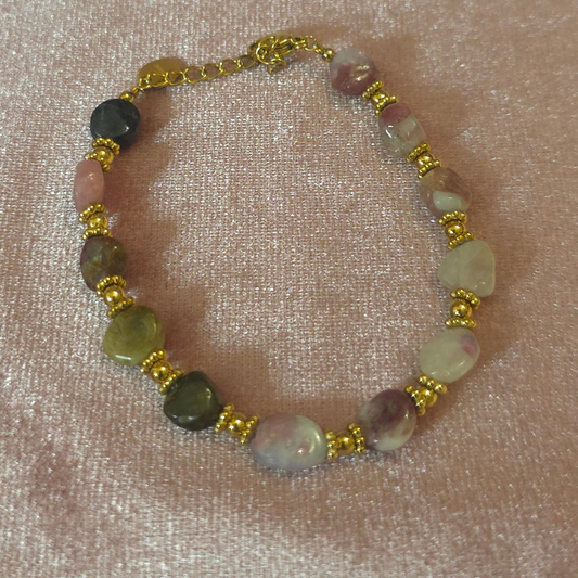 Bracelet bohm amethyste