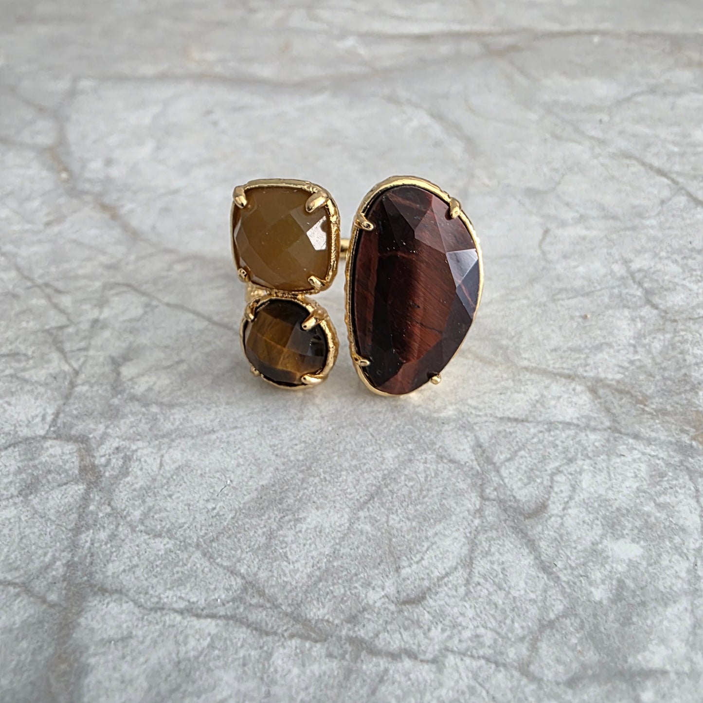 Bague Habaha Paris trio Nude 3 pierres