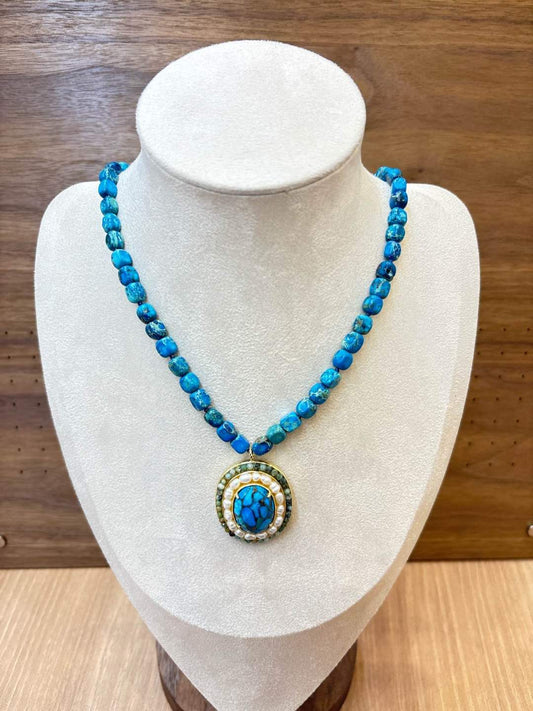 Collier HABAHA en Pierres Naturelles