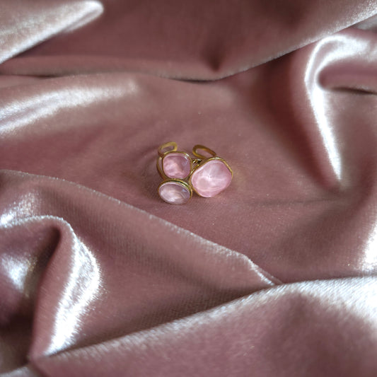 BAGUE CRISTAL ROSE