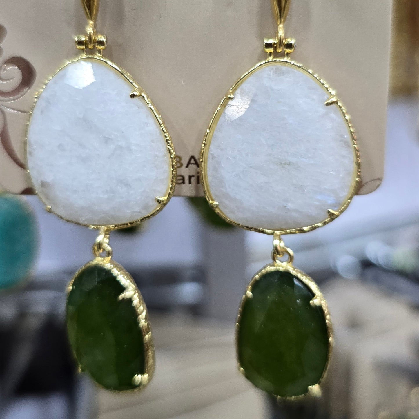 Boucle d'oreilles HABAHA Pierres naturelles part 2