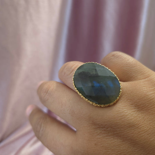 Bague labradorite