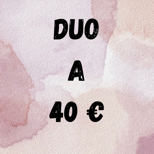 Duo strass a 40 €