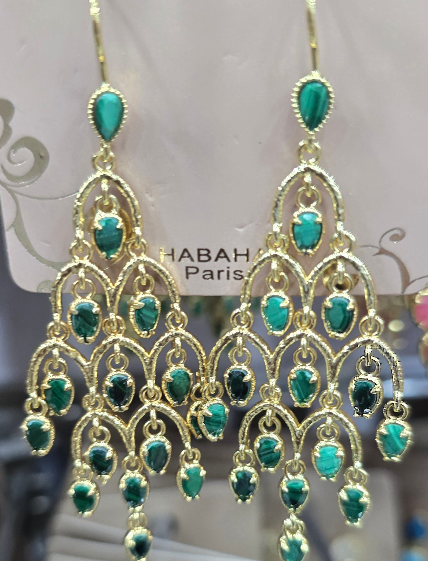 Boucles Oreilles HABAHA Pierres naturelles Part 3