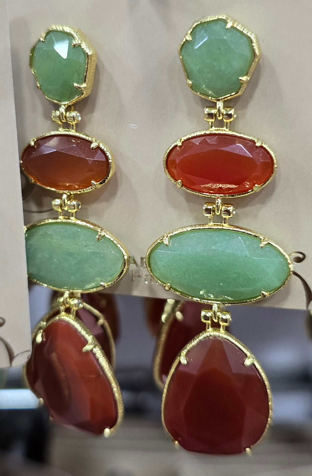 Boucle d'oreilles HABAHA Pierres naturelles part 2