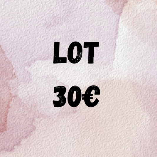 Lot promo 5 bijoux a 30€