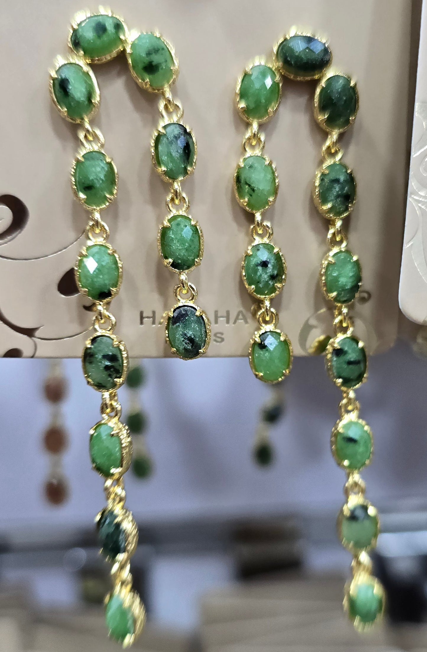 Boucle d'oreilles HABAHA Pierres naturelles part 2