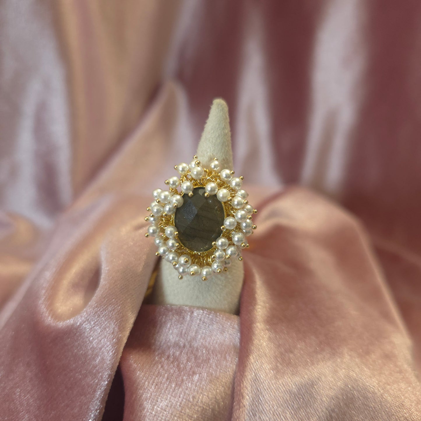 Bague Nima 2 Labradorite