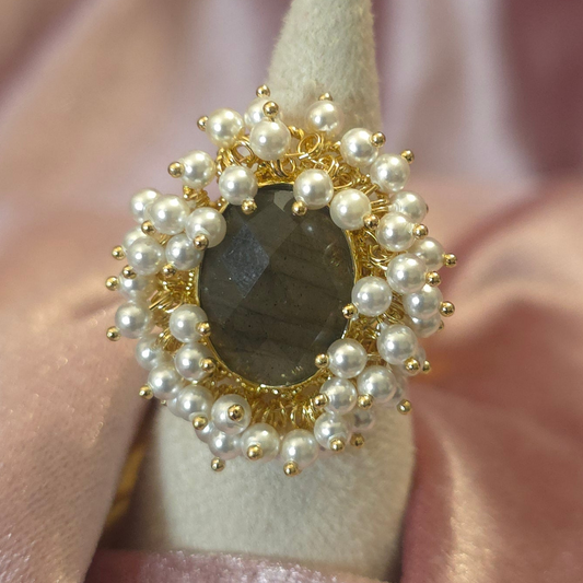 Bague Nima 2 Labradorite