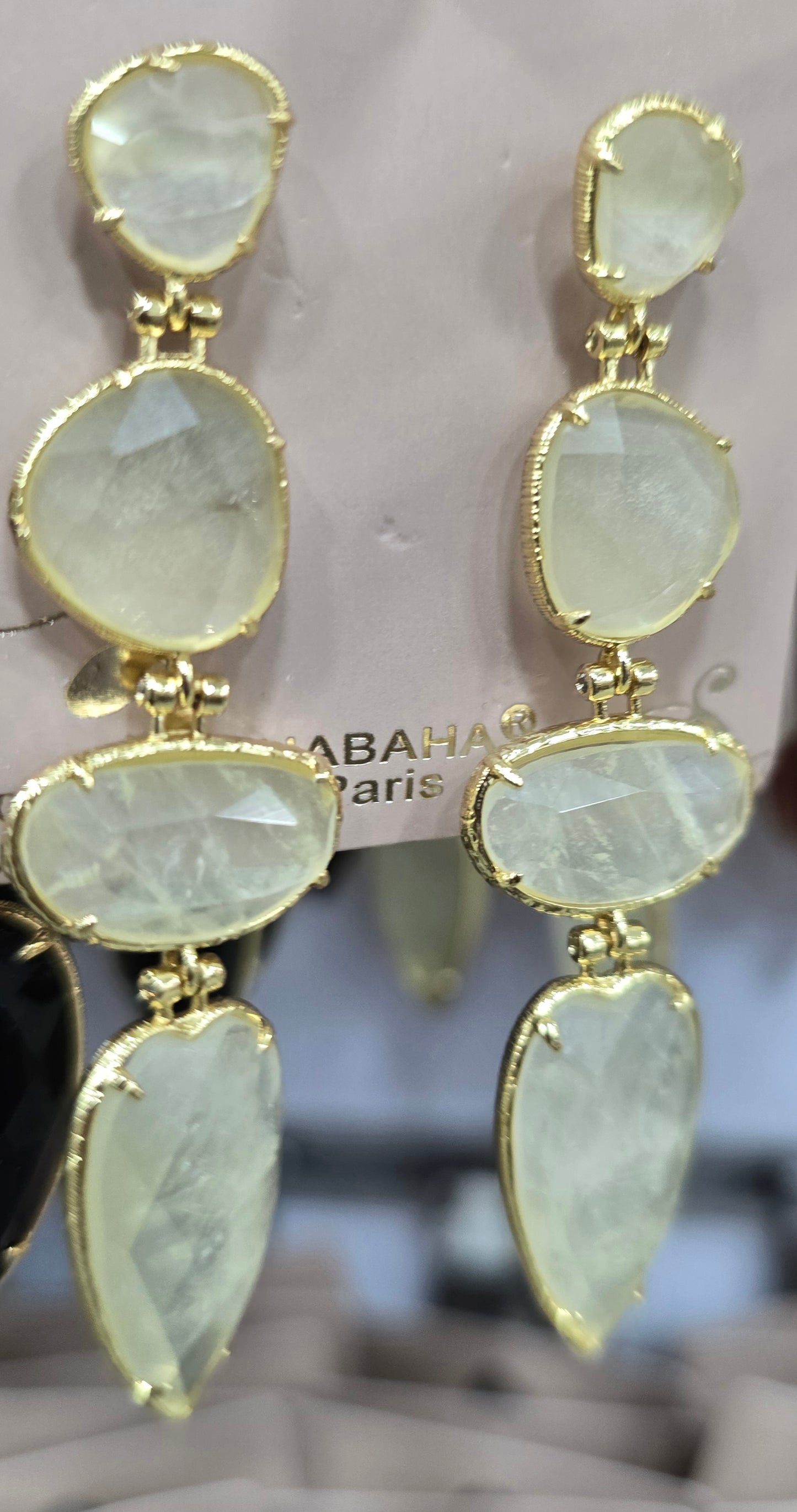 Boucles Oreilles HABAHA Pierres naturelles Part 3