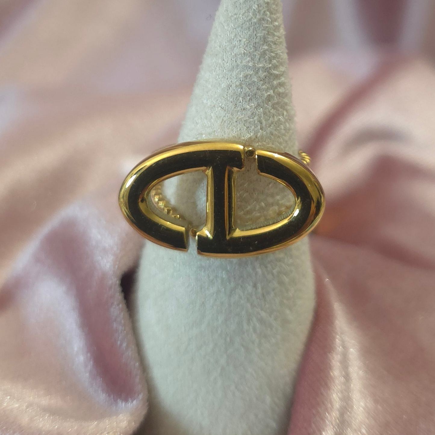 Bague maille marine