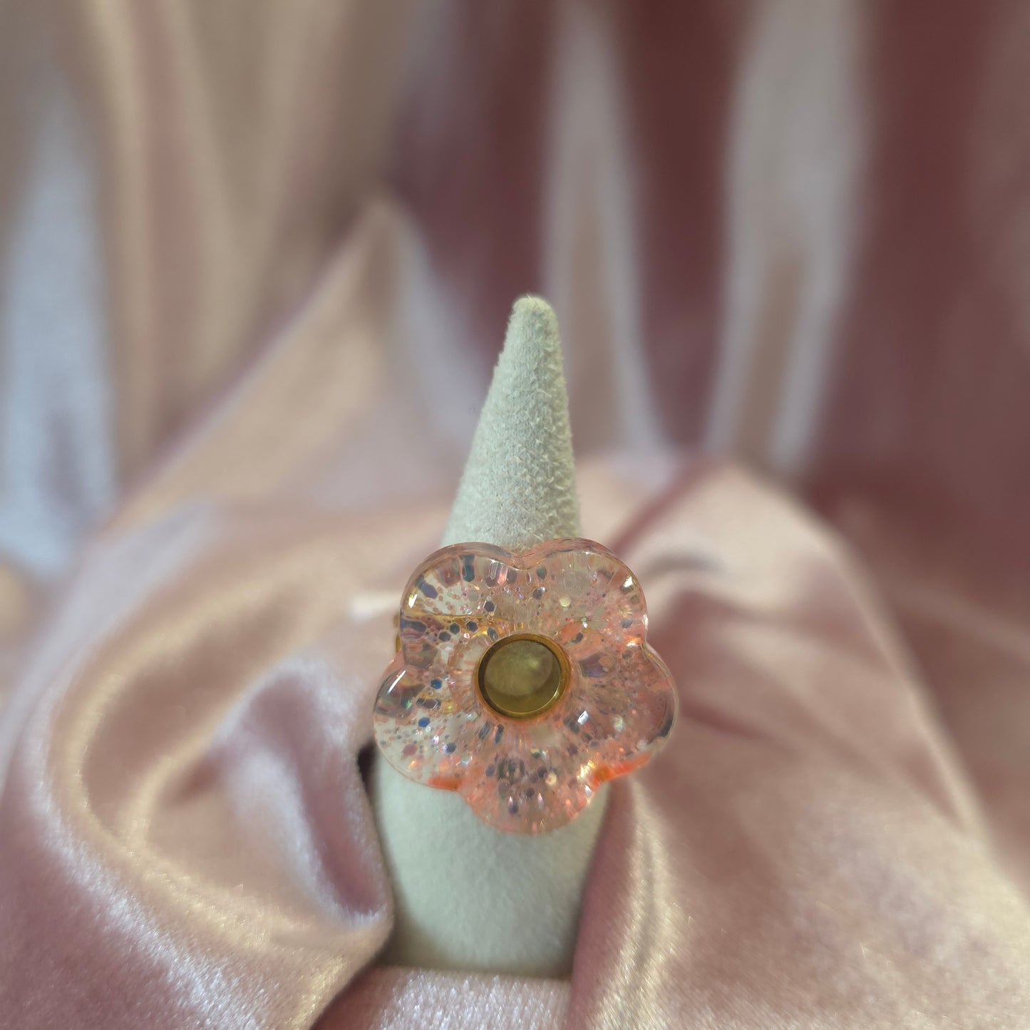 Bague marguerite pêche