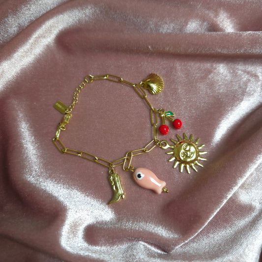BRACELET POISSON ROSE