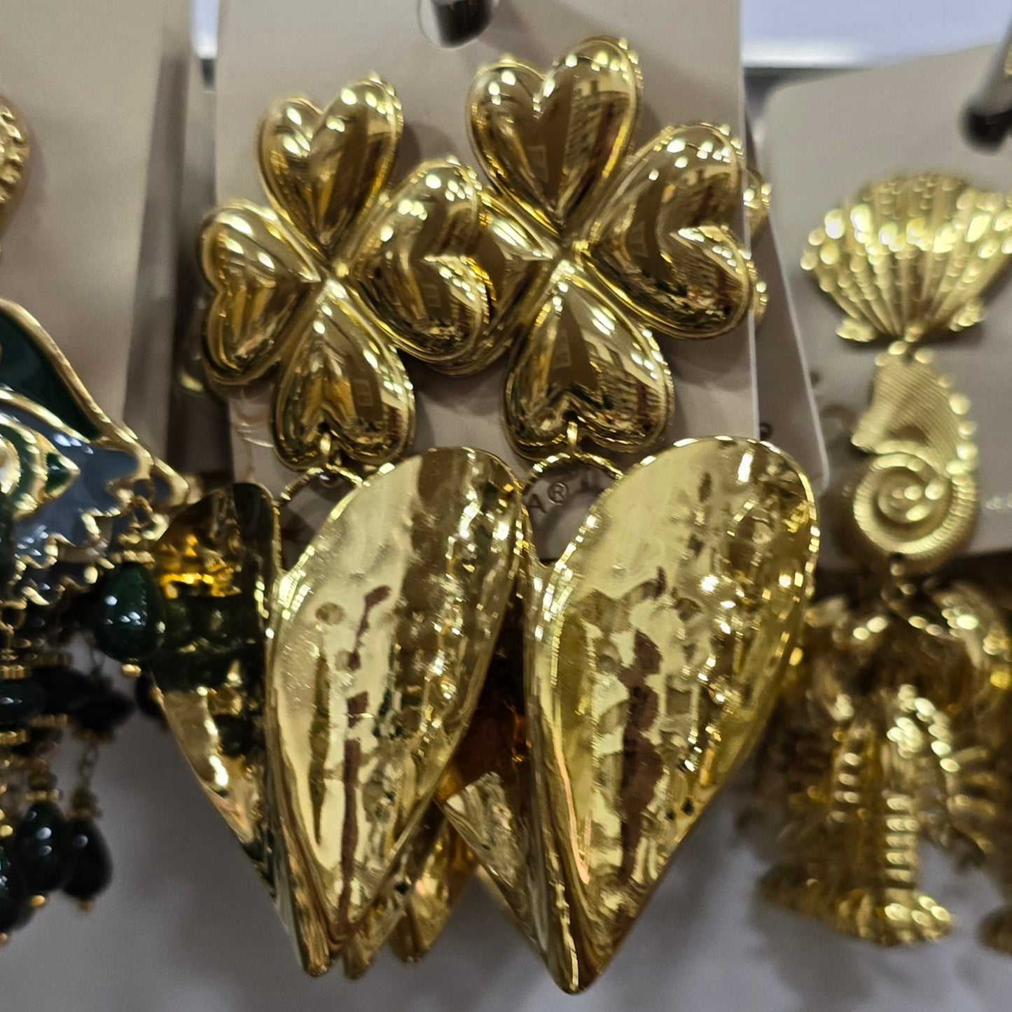 BOUCLES D'OREILLES HABAHA PARIS ACIER