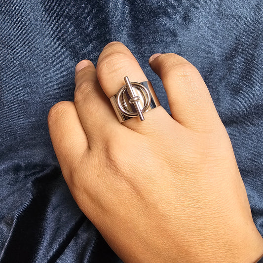 BAGUE H HELOISE (Argenté)