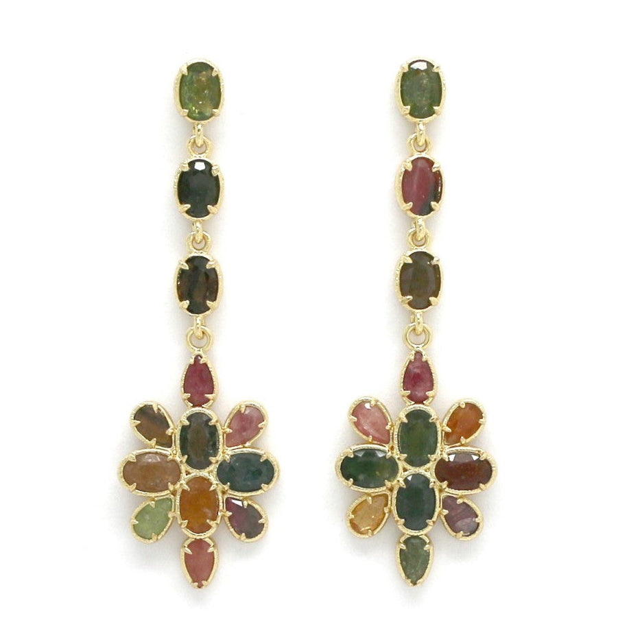 BO Habaha pendante fleur multi tourmaline